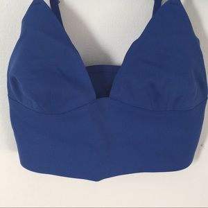 Free People Bralette Blue Sz XS Blue NWT